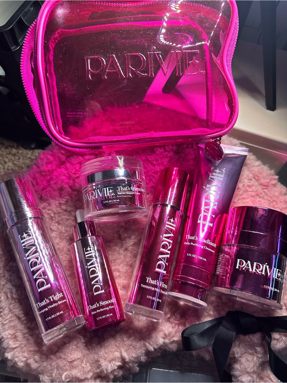 Paris Hilton Women's Makeup Set — Vibrant Hot Pink Collection